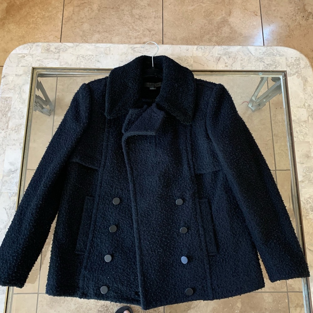 ALEXANDER WANG pea coat wool with silk lining size 0